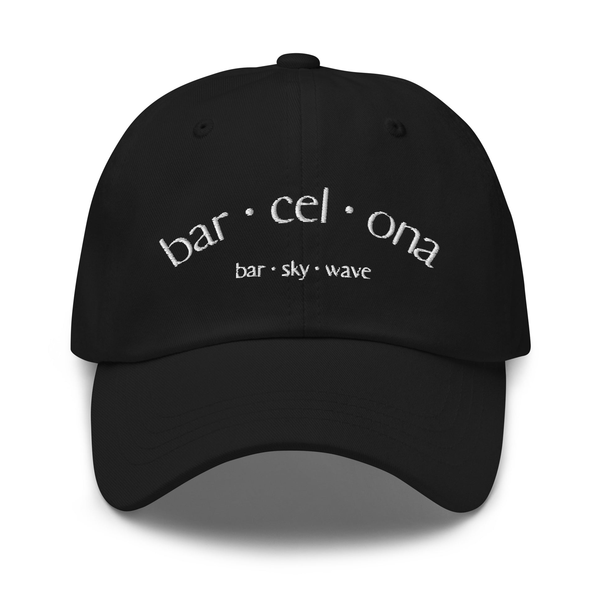 Gorra barcelona barskywave negra. Catalan Words, samarretes i productes en català.