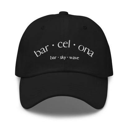 Gorra barcelona barskywave negra. Catalan Words, samarretes i productes en català.