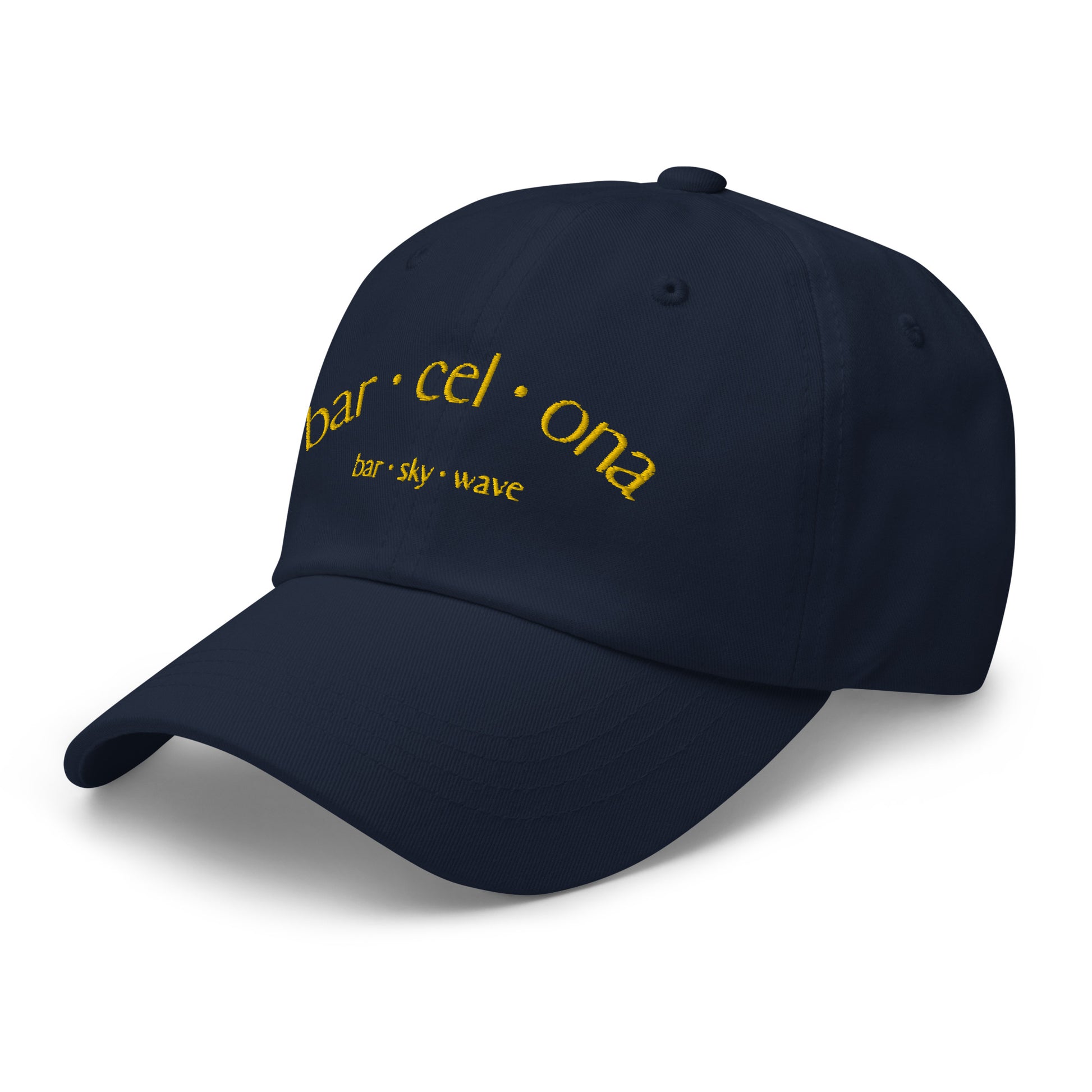 Gorra barcelona barskywave blava. Catalan Words, samarretes i productes en català.