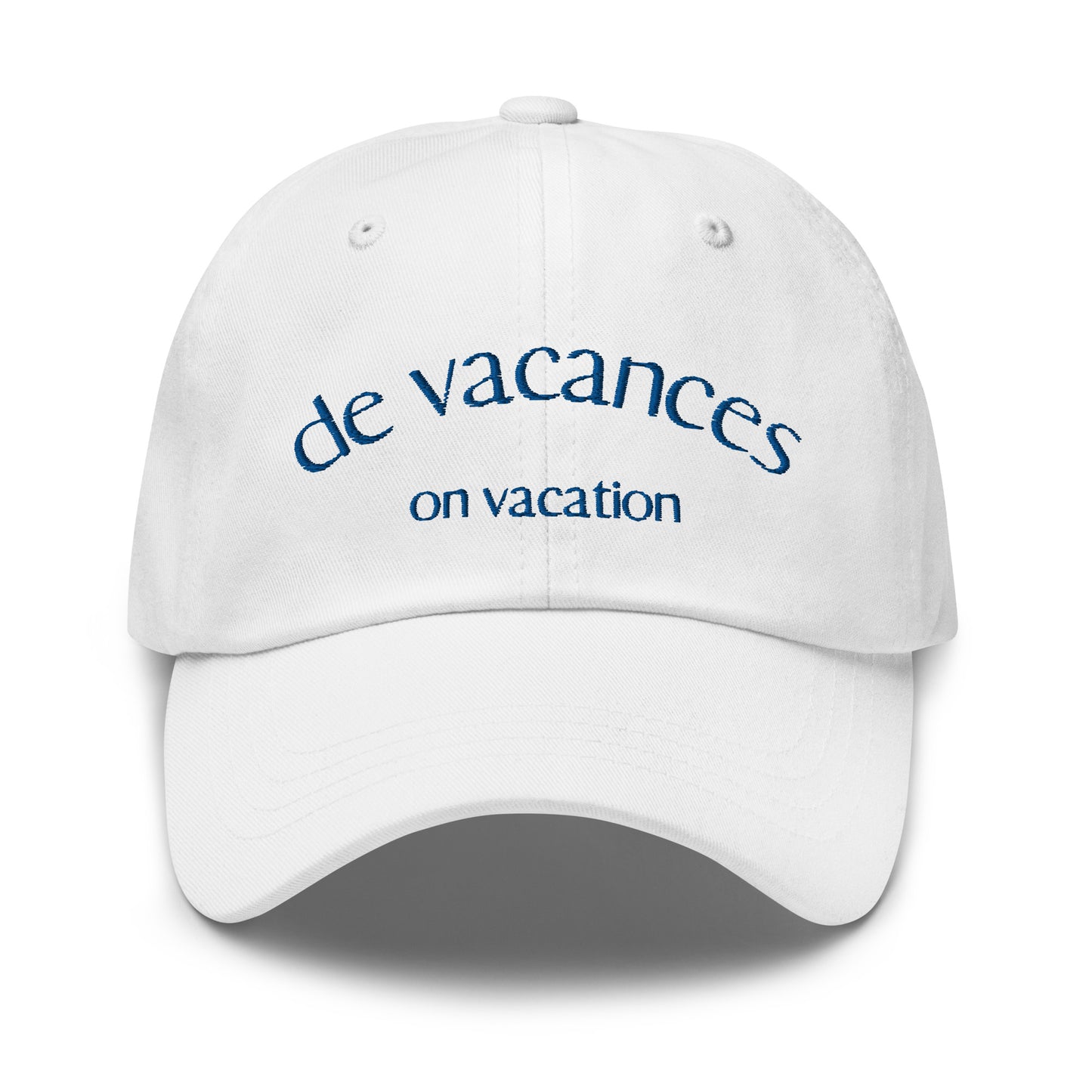 Gorra de vacances / on vacation.